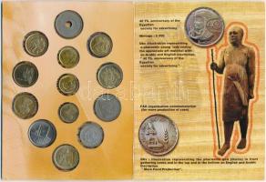 Egyiptom 12db-os szuvenír érme szett T:vegyes
Egypt 12pcs of coins in souvenir set C:mixed