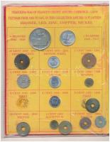 Vietnam 35db-os vegyes szuvenír érme szett, benne replika is T:vegyes Viet Nam 35pcs of coins in souvenir set, with replica C:mixed