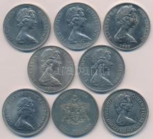 Man-sziget 1977. 1C Cu-Ni "Ezüst jubileum" + 1979. 1C Cu-Ni "Tynwald 1000. évfordulój...