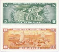 Peru 1974. 5S + 1976. 10S T:I
Peru 1974. 5 Soles de Oro + 1976. 10 Soles de Oro C:UNC
Krause 99, 1...