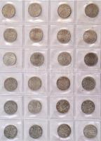 Ausztria 1800-1998. vegyes 155db-os krajcár, heller és groschen tétel T:vegyes
Austria 1800-1998. 1...