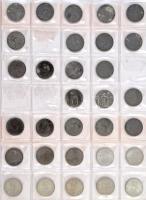 Ausztria 1800-1998. vegyes 155db-os krajcár, heller és groschen tétel T:vegyes
Austria 1800-1998. 1...