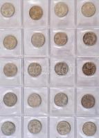 Ausztria 1800-1998. vegyes 155db-os krajcár, heller és groschen tétel T:vegyes
Austria 1800-1998. 1...