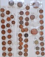 Ausztria 1800-1998. vegyes 155db-os krajcár, heller és groschen tétel T:vegyes
Austria 1800-1998. 1...