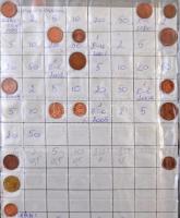 Vegyes: ~120db-os Euro cent gyűjtemény, albumba rendezve T:vegyes
Mixed: ~120pcs of Euro cents in f...