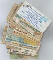 Vegyes: ~92db-os papírpénz tétel, nagyrészt lengyel és olasz bankjegyek, közte kevés bankjegy alakú ...