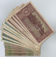 Vegyes: 42db-os pengő bankjegy tétel T:III,III-