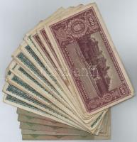 Vegyes: 55db-os pengő bankjegy tétel T:III,III-