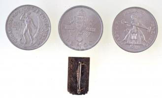 1945. 5P Al + Iván István (1905-1968) 1948. "Magyar Állami Pénzverő / Budapesti Nemzetközi Vásá...