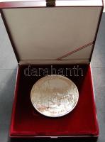 1996. "Millecentenárium" nagyalakú Ag emlékérem, 1000g! T:PP Csak 1000db! RRR!!! Eredeti díszdobozban, tanúsítvánnyal!