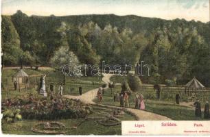 1911 Szliács, Sliac; Liget / park