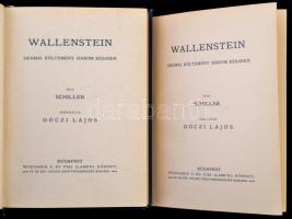 Dóczi Lajos munkái VIII-IX. kötet: Schiller: Wallenstein. II. kötet. Drámai költemény három részben....