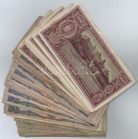 Vegyes: 51db-os pengő bankjegy tétel T:III-IV