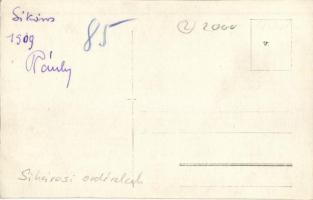 1909 Pilisszentlászló, Sikárosi vadászház, erdészlak, gémeskút. photo