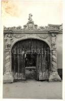 Sopron - 6 db régi fotó képeslap; épület részletek / 6 pre-1945 photo postcards