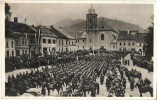 1938 Rozsnyó, Roznava; bevonulás / entry of the Hungarian troops