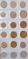 Vegyes: 109db-os fémpénz tétel a világ minden tájáról, nagyrészt jugoszláv érmék T:vegyes
Mixed: 10...