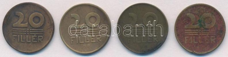1946-1950. 20f tombak (4xklf) Teljes sor! T:2,2-
Adamo F3