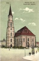 Kolozsvár, Cluj; Biserica rom. cat. / Római katolikus templom. Ferenczi kiadása / Catholic church (EK)