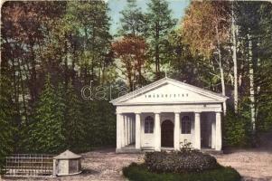 1914 Szliács, Sliac; erdő és kápolna / forest chapel