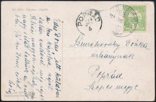 1914 Szliács, Sliac; erdő és kápolna / forest chapel