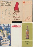 16 db különféle számolócédula: Vöröskereszt, Apenta, Meinl, stb