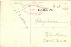 Így volt, így lesz! Irredenta tusrajz, művészlap / Hungarian irredenta art postcard. s: B. 1922  (EK...