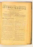1900 Gyümölcskertész. X. évf. 1-24. szám. Teljes évfolyam. Szerk.: Rudinai Molnár István. Bp.,1900, ...