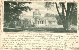 1898 Budapest XIII. Margitszigeti fürdőház; Divald Károly Nr. 37. (EK)