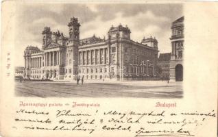 1898 Budapest V. Igazságügyi palota. Divald Károly 11. sz. (EK)