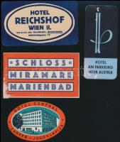 Hotel, reklám és egyéb címkék