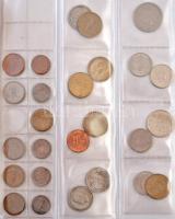 Vegyes: ~105db-os osztrák groschen és vegyes görög érme tétel, közepes méretű albumban T:vegyes
Mix...