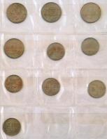 Vegyes: ~73db-os spanyol és portugál érme tétel, közepes méretű albumban T:vegyes
Mixed: ~73pcs of ...