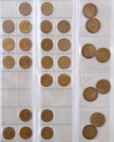 NSZK 231db-os pfennig gyűjtemény albumba rendezve T:vegyes FRG 231pcs of Pfennig coins in binder C:mixed