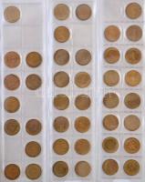 NSZK 231db-os pfennig gyűjtemény albumba rendezve T:vegyes
FRG 231pcs of Pfennig coins in binder C:...