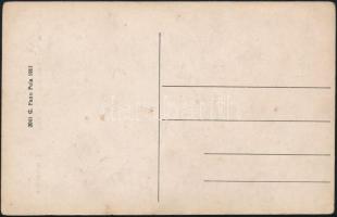 Viharban / Im Sturm / U oluji / il temporale / K.u.K. Kriegsmarine mariners humour, art postcard. G....