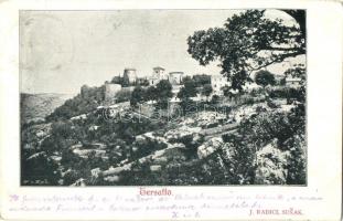 1899 Fiume, Trsat, Tersatto; vár / castle (fa)