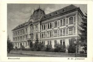 Rimaszombat, Rimavska Sobota; M. kir. gimnázium / grammar school (EK)