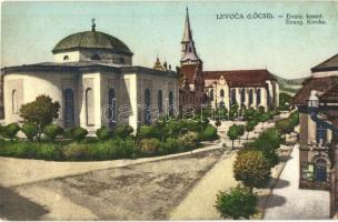 Lőcse, Levoca; Evangélikus templom / church