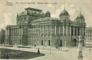 Zagreb, Zágráb; 17 db RÉGI városképes képeslap, vegyes minőség / 17 pre-1945 town-view postcards, mi...