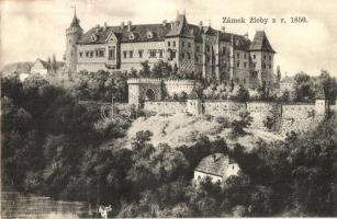 1929 Zleby, Zámek / castle (EK)