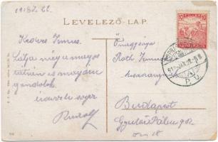 1918 Igló, Zipser Neudorf, Spisská Nová Ves; tér / square  (EK)