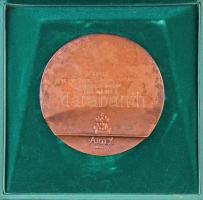 1986. "Artex Budapest" kétoldalas Br plakett, hátoldalon gravírozva "ARTEX 35 ÉVES TÖ...