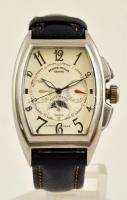 Franck Muller Automatic, replika svájci automata kronográf férfi karóra, bőr szíjon, működik, az óra...