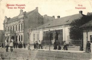 Pöstyén, Pistyan, Piestany; Fő út, villa. Gipsz H. 259. / Hauptstrasse / main street, villa (EK)