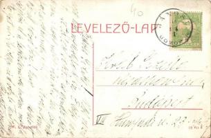 Csetnek, Stítnik; Park részlet. W. L. Bp. 6000. / park detail (EK)