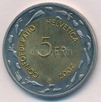 Svájc 2002. 5Fr bimetál "Escalade ünnepe 1602-2002" T:1-
Switzerland 2002. 5 Francs bi-me...