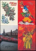 Szovjetunió 30 klf motívum és városképes képeslap, köztük néhány díjjegyes