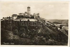 Trencsén, Trencín; várrom / castle ruins / Hrad