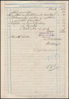 1908 Szeged, Lakatosárugyár számla